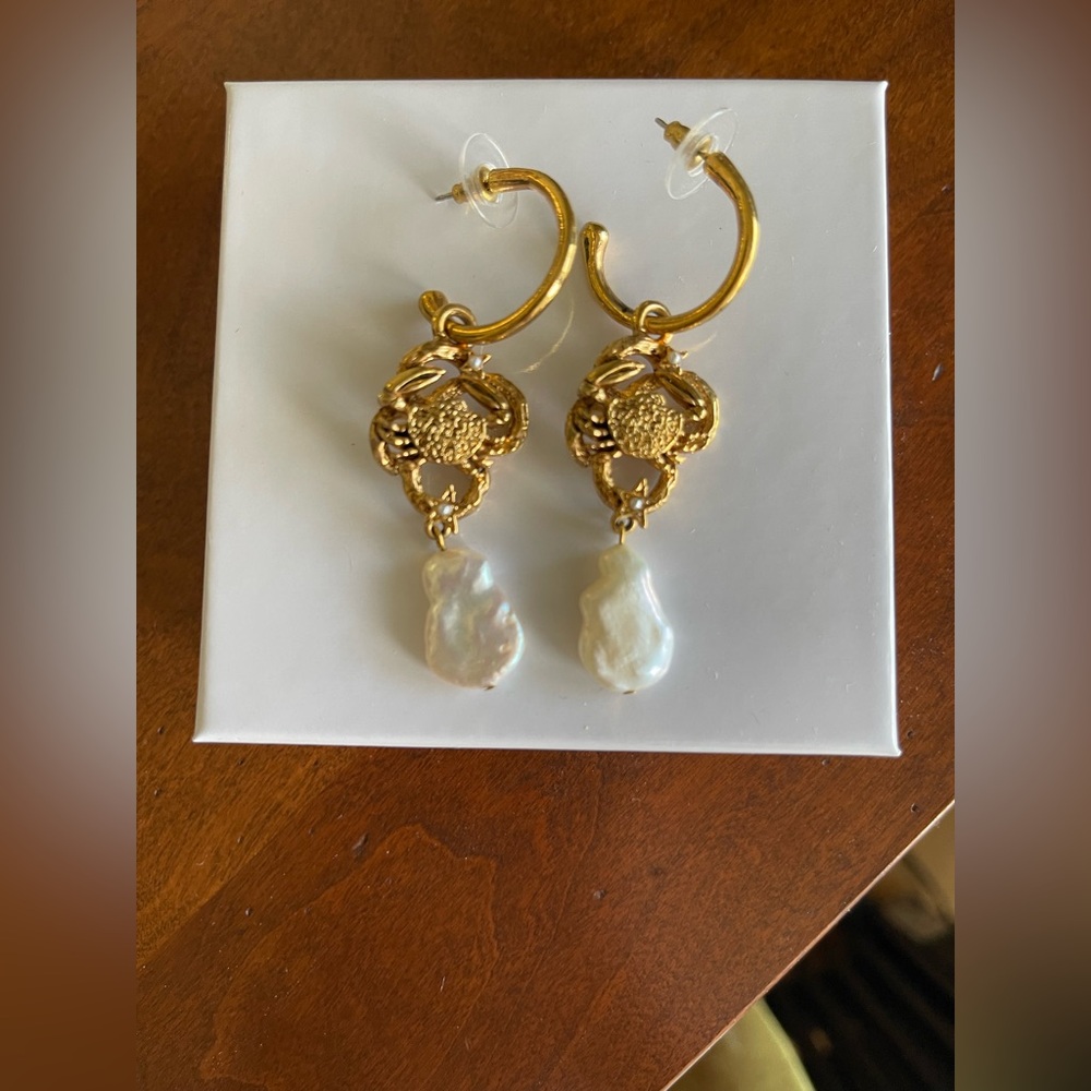 Like New Jennifer Behr Horoscope Zodiac Cancer Earrings